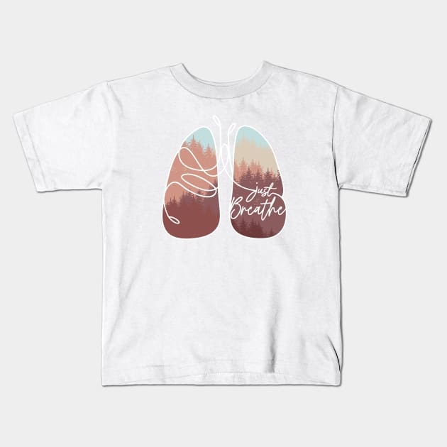 Just Breathe Kids T-Shirt by RepubliRock